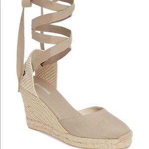 Soludos Lace Up Espadrille Wedge